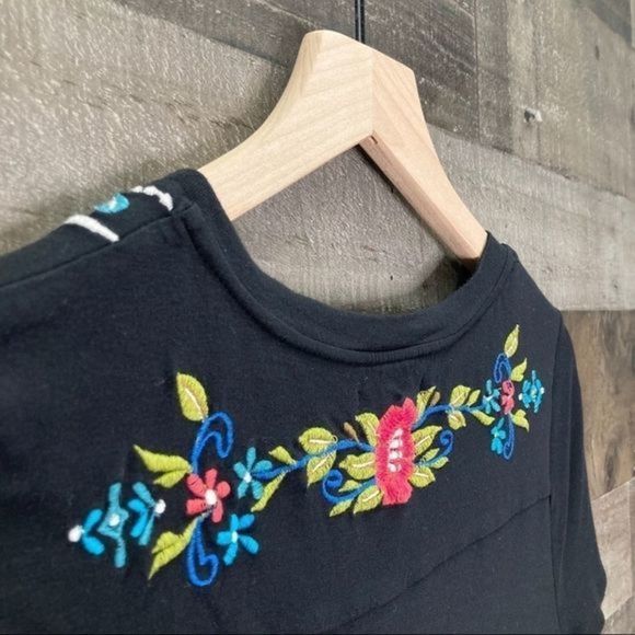 Anthropologie Caite Floral Embroidered Dress - Picture 7 of 10